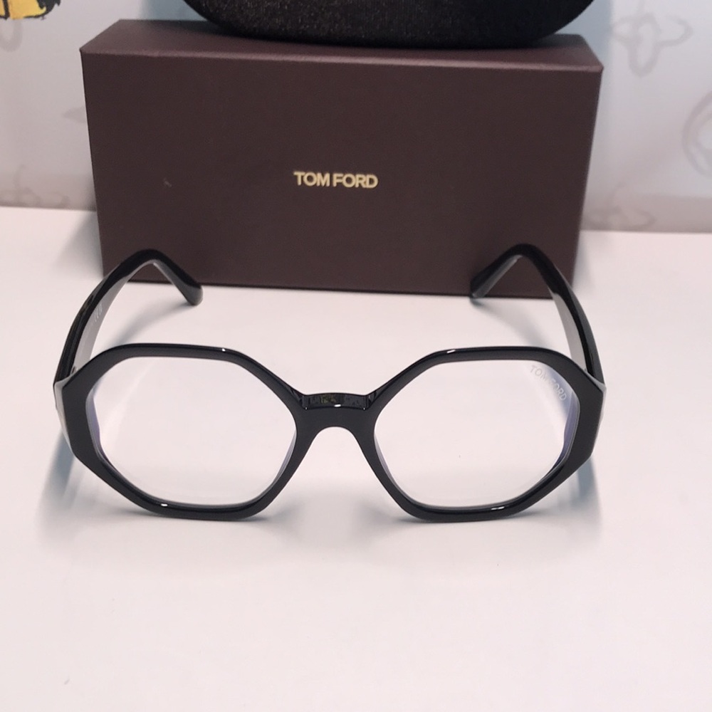 New Authentic Tom Ford TF5976-B 001 Black Eyeglasses - Picture 6 of 14